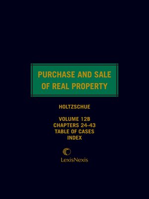 cover image of Purchase and Sale of Real Property